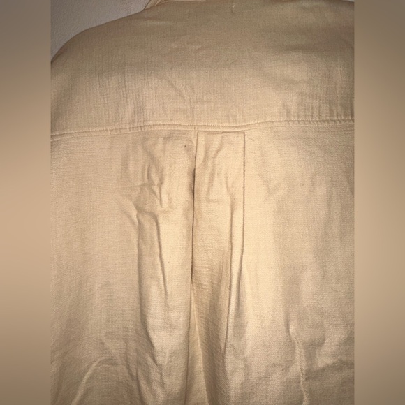 NWOT Madewell women’s cream shacket button front jacket fall winter contemporary - Picture 11 of 12